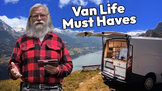 Van Life Essential Gear and Equipment [upl. by Baelbeer]