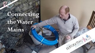 Installing and Connecting new Water Mains  DIY [upl. by Felicle830]