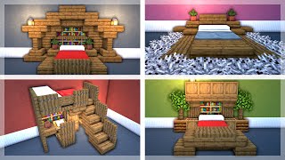 10 AWESOME Bed Designs for Your Minecraft Bedroom [upl. by Stultz]