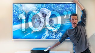 100INCH 4K LASER TV Hisense L5 Review [upl. by Annawt]