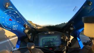 Suzuki GSXR 1000R L7 Top Speed 330 kmh [upl. by Yregerg]