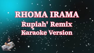 Rhoma Irama  Rupiah KARAOKE By Saka [upl. by Mott910]