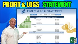 Learn How To Create A Dynamic Profit amp Loss Statement From Scratch In Excel Today [upl. by Diarmid]