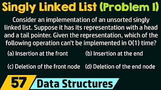 Singly Linked List Solved Problem 1 [upl. by Nnylassej]