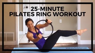 25Minute Full Body Pilates Ring Workout [upl. by Leshia244]