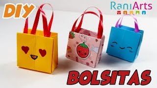 DIY  BOLSITAS DE REGALO ORIGAMI  GIFT BAGS [upl. by Melessa56]