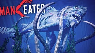 Maneater  Cthulhu Dinosaurs amp KAIJU In The DEEP Locations amp MEG Easter Eggs  Maneater Gameplay [upl. by Uhsoj]