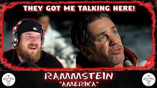 Rammstein 🇩🇪  Amerika  AMERICAN RAPPER REACTION [upl. by Sungam327]