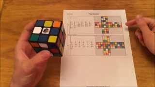 How to scramble a 3x3 cube [upl. by Idnahr]