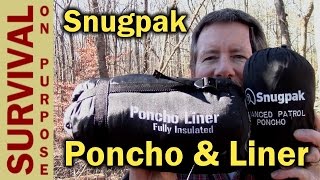 Snugpak Patrol Poncho and Poncho Liner Outdoor Gift Ideas [upl. by Joycelin203]