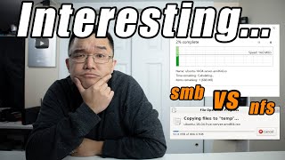 Testing File Transfer SMB vs NFS with CPU Bottleneck [upl. by Gayler578]