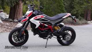 2014 Ducati Hypermotard SP Review [upl. by Saenihp]