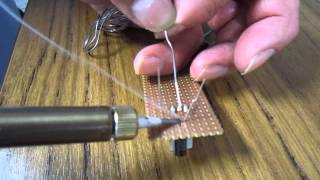 How to Solder a Basic Circuit on Veroboard [upl. by Yand52]