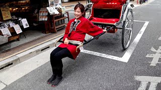 A Day in Life of Rickshaw Puller in Japan [upl. by Lupita]