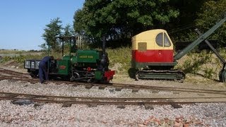 Leighton Buzzard Narrow Gauge Railway LBNGR Great Slate Quarry Fest Sept 2012 Part 2 [upl. by Aiyotal314]