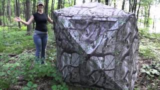 Hunting Blind Foldling Instructions Short [upl. by Bearce]