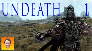 BECOME a LICH UNDEATH skryim mod WALKTHROUGH PART 1 [upl. by Dnanidref3]