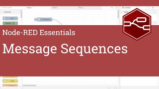 Message Sequences  NodeRED Essentials [upl. by Harutek]