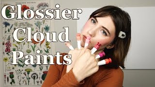 GLOSSIER CLOUD PAINT SWATCHES all 6 shades [upl. by Denis749]