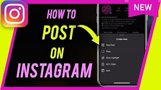 How to Post on Instagram New and Improved allinone update [upl. by Lanaj276]