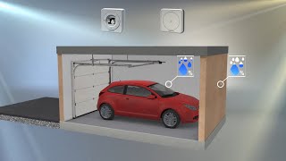 Automatische Garagenbelüftung mit Klimasensoren HKSI und HKSA [upl. by Nicoli394]