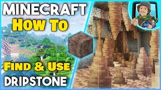 How to FIND and USE DRIPSTONE  Minecraft 117 Easy Tutorial [upl. by Libbna388]