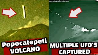 🚨Starlink or UFOs Popocatépetl Volcano [upl. by Bilat]