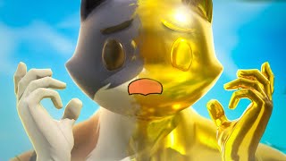 I unlocked GOLD MEOWSCLES this HAPPENED Fortnite [upl. by Antonio263]