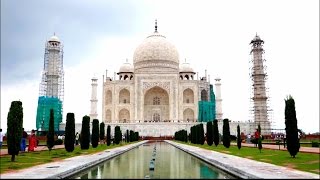 Taj Mahal  World Wonder in Agra  Trip From New Delhi  India [upl. by Linetta]