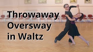 Line Figures  Throwaway Oversway in Waltz  Dance Routine [upl. by Garvin]