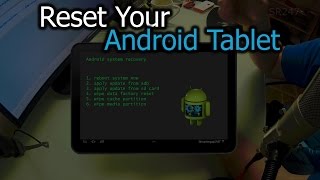 How To Reset Your Android Tablet [upl. by Name]