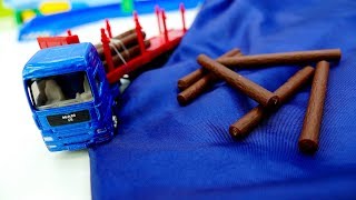 Helfer Autos Spielzeugautos transportieren Lasten Kindervideos auf Deutsch [upl. by Rebeka]