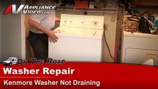 Kenmore Washer Repair  Not Draining  Switch [upl. by Danette]