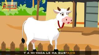 La vaca lechera  Canciones infantiles en español [upl. by Anirat]