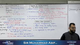 CAF 8 Sir Asif Lecture 01 [upl. by Brad]