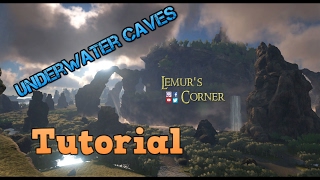 Ark Survival Evolved  Island Underwater Caves [upl. by Yelhs]