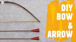 How to make Bow amp Arrow using sticks [upl. by Neladgam]