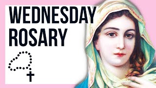 WEDNESDAY  GLORIOUS  Follow Along Rosary 15 Minute  SPOKEN ONLY [upl. by Krever]