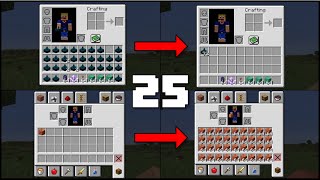 Minecraft  25 Inventory Tips amp Tricks [upl. by Heshum]