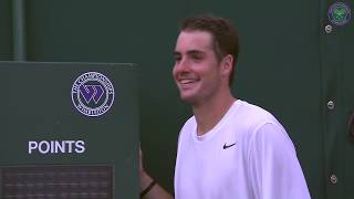 Isners record 113 aces against Mahut [upl. by Hilbert]