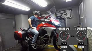 2021 Ducati Multistrada V4 S Dyno Test [upl. by Ilecara602]