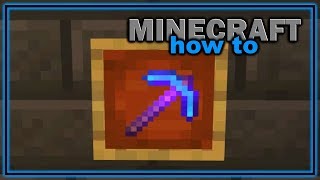 Pickaxe Enchanting Guide  Easy Minecraft Enchanting Guide [upl. by Lirba520]