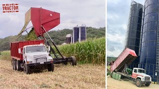 Dump Truck Filling a Silo [upl. by Arikaahs]