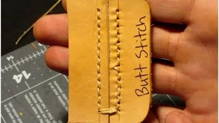 7 Different Ways to Stitch Leather by Hand [upl. by Diarmid]