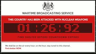 nuke  UK Nuclear Attack Warning [upl. by Euqinad]