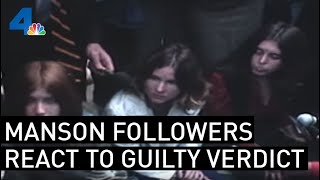 Charles Manson Followers React to Verdict  From the Archives  NBCLA [upl. by Sherrard]