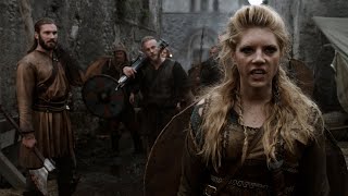 Vikings  Ragnar raids a small Village amp Church  Lagertha kills Knut 1x4 Full HD [upl. by Kipton142]