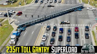 Toll Gantry Superload  Buchanan Hauling amp Rigging [upl. by Annaillil]