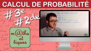 Calculer une probabilité  Troisième  Seconde [upl. by Melitta]