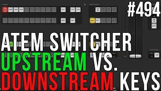 ATEM Switcher Upstream amp Downstream Keys [upl. by Edla556]